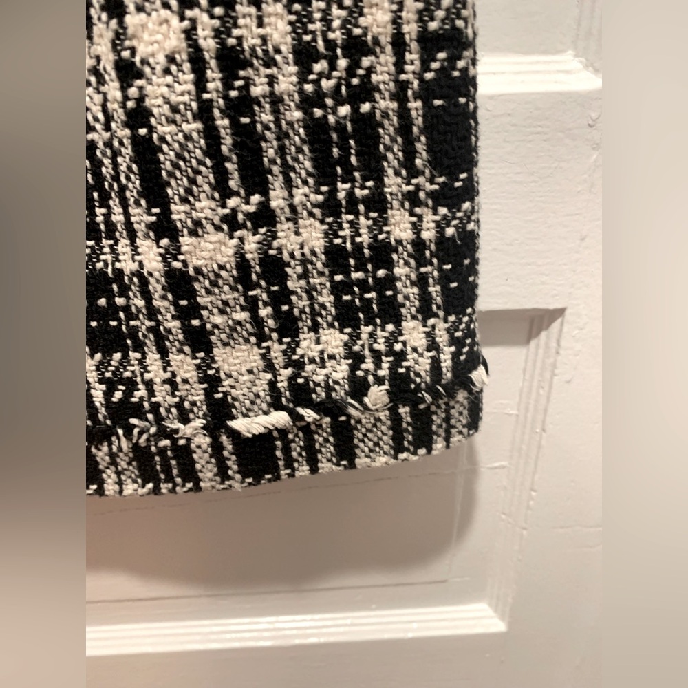 Bundle of Zara Black and White Tweed Jacket & Skirt - Picture 7 of 8